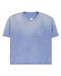 hellblaues T-Shirt mit einem Rundhalsausschnitt von VISVIM