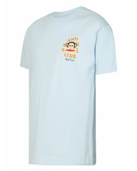 hellblaues T-Shirt mit einem Rundhalsausschnitt von Anti Social Social Club