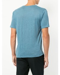 hellblaues T-Shirt mit einem Rundhalsausschnitt von Jac+ Jack