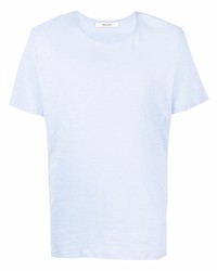 hellblaues T-Shirt mit einem Rundhalsausschnitt von Zadig & Voltaire
