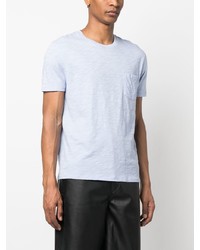 hellblaues T-Shirt mit einem Rundhalsausschnitt von Zadig & Voltaire