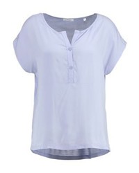 hellblaues T-shirt mit einer Knopfleiste von Opus