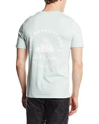 hellblaues T-shirt von Jack & Jones