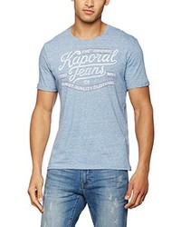 hellblaues T-shirt von Kaporal