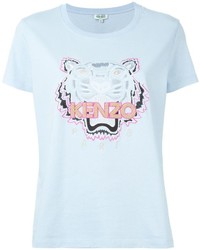 hellblaues T-shirt von Kenzo
