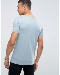 hellblaues T-shirt von Asos