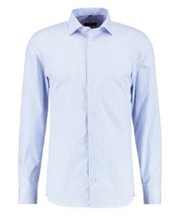 hellblaues vertikal gestreiftes Businesshemd von Eterna