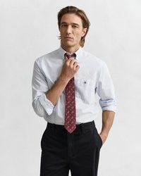 hellblaues vertikal gestreiftes Businesshemd von Gant