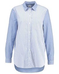 hellblaues vertikal gestreiftes Businesshemd von Gap
