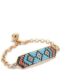 hellblaues Perlen Armband von Shourouk