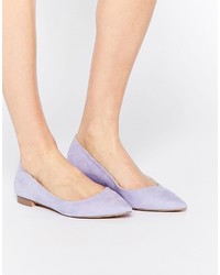 hellviolette Ballerinas von Asos