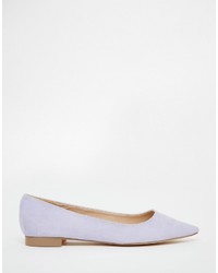 hellviolette Ballerinas von Asos