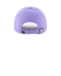 hellviolette Baseballkappe von 47 Brand