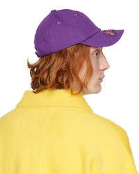 hellviolette Baseballkappe von Jacquemus