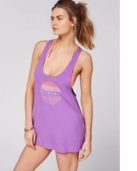 hellviolette bedruckte Bluse von Chiemsee