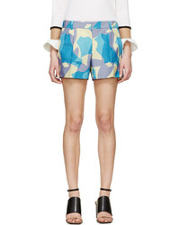 hellviolette bedruckte Shorts