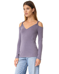 hellviolette Bluse von Ella Moss