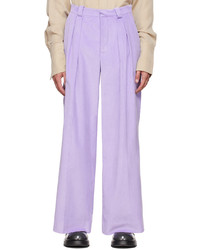 hellviolette Cord Chinohose