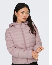 hellviolette gesteppte Jacke von Only