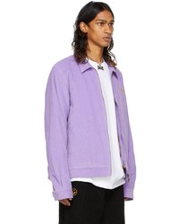 hellviolette Harrington-Jacke von drew house