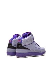 hellviolette hohe Sneakers aus Leder von Jordan