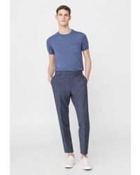hellviolette Hose von Mango