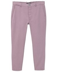 hellviolette Hose von Mango
