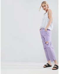 hellviolette Jeans von Asos