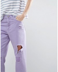 hellviolette Jeans von Asos