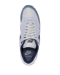 hellviolette Leder niedrige Sneakers von Nike