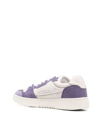 hellviolette Leder niedrige Sneakers von Axel Arigato