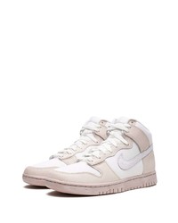 hellviolette Leder niedrige Sneakers von Nike