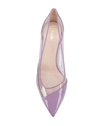 hellviolette Leder Pumps von Pollini