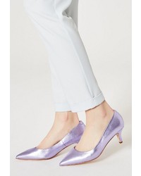 hellviolette Leder Pumps von myMo