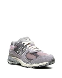 hellviolette niedrige Sneakers von New Balance