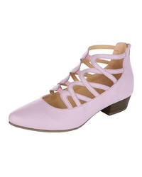 hellviolette Samt Pumps von Liva Loop