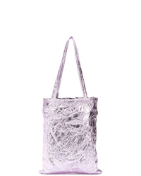 hellviolette Shopper Tasche aus Leder von Sies Marjan