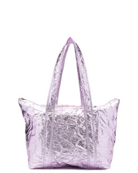 hellviolette Shopper Tasche aus Leder von Sies Marjan