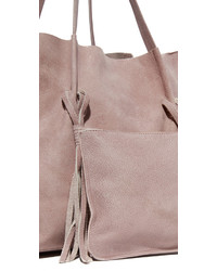 hellviolette Shopper Tasche von B-Low the Belt