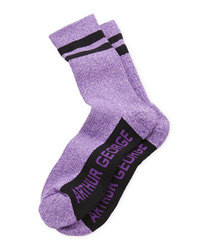 hellviolette Socken