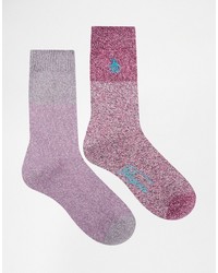 hellviolette Socken von Original Penguin