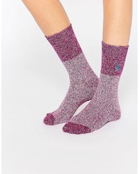 hellviolette Socken von Original Penguin