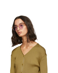 hellviolette Sonnenbrille von Chloé