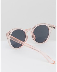 hellviolette Sonnenbrille von Asos