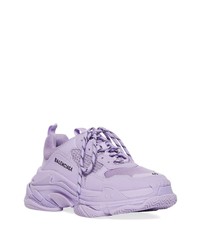 hellviolette Sportschuhe von Balenciaga