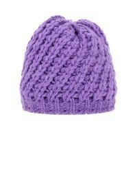hellviolette Strick Mütze von halsüberkopf Accessoires
