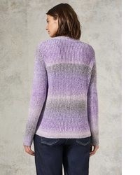 hellviolette Strickjacke von Cecil