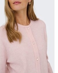 hellviolette Strickjacke von Jdy
