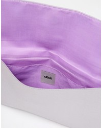 hellviolette verzierte Clutch von Asos