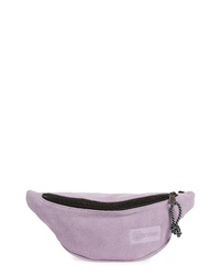 hellviolette Wildleder Bauchtasche